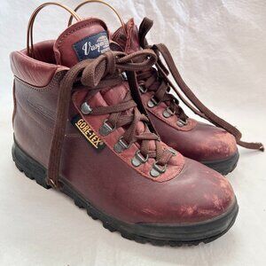 Vintage Vasque boots Sundowner Goretex US womens 8 brown leather lace up hiking